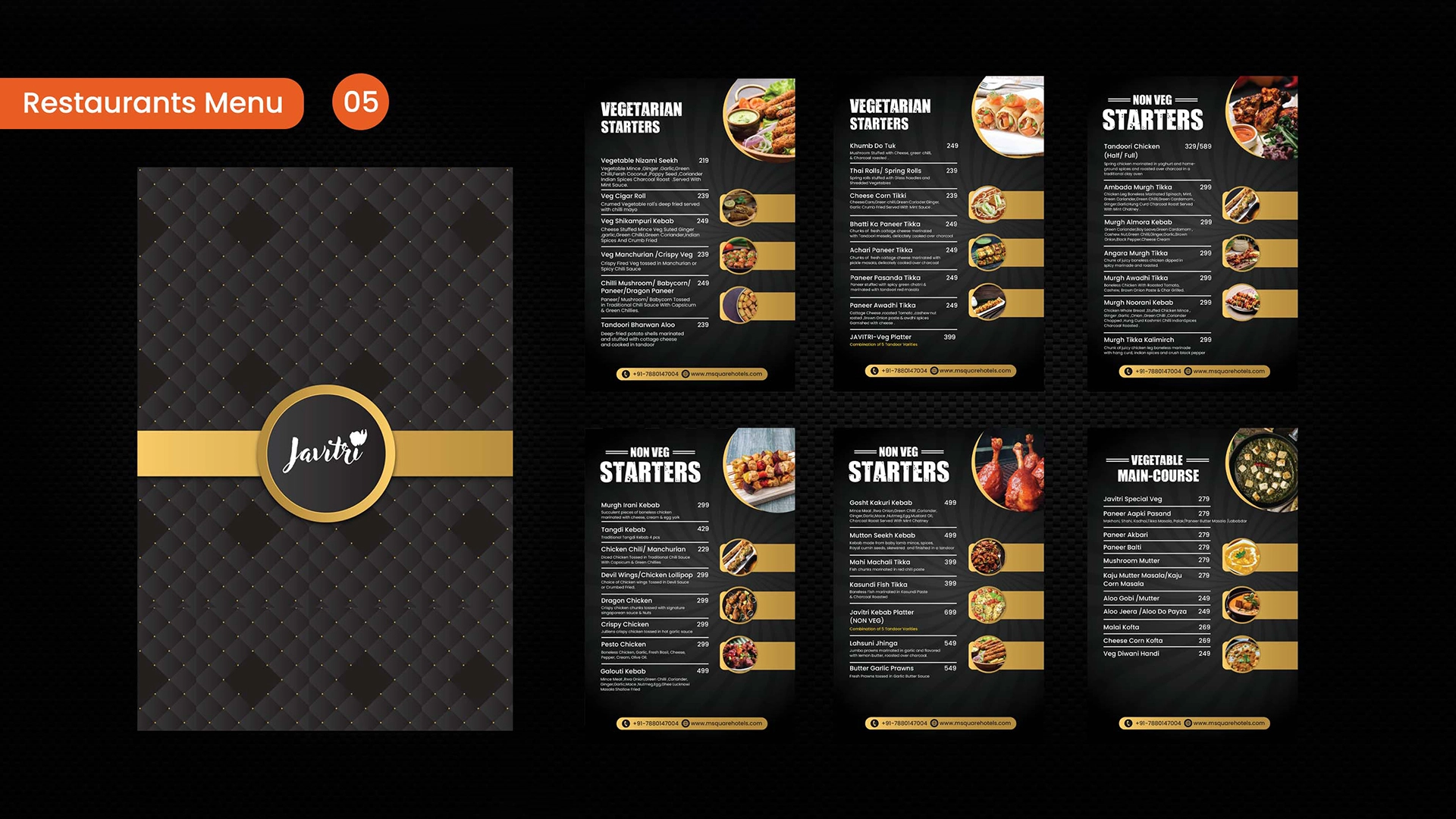 Restaurant Design Menu